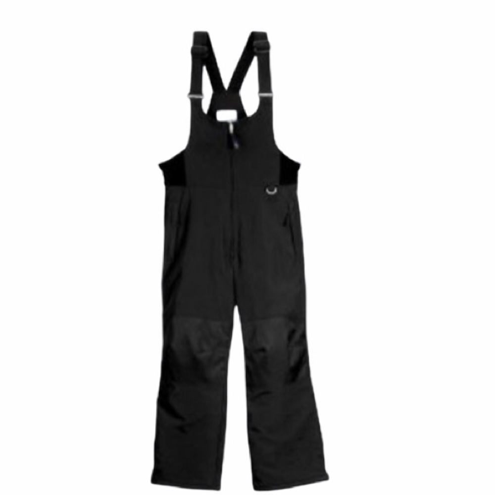 Salolam children’s black ski bib small